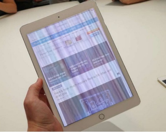 iPad bị sọc màn hình