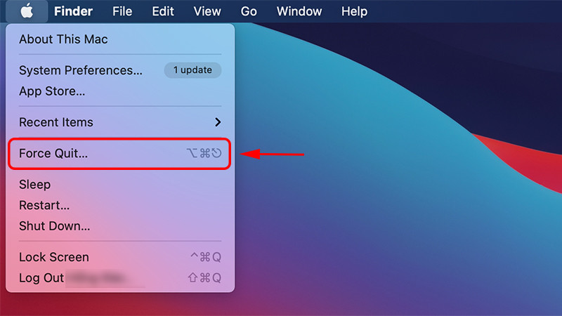 Sử dụng Force Quit trên Macbook Sử dụng Force Quit trên Macbook