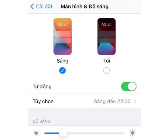 Chỉnh lại độ sáng màn hình iphone 12 Chỉnh lại độ sáng màn hình iphone 12
