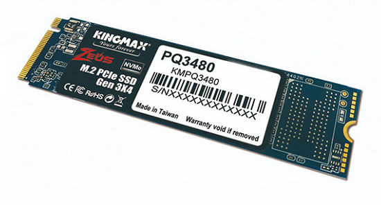 Ổ cứng SSD Kingmax Zeus PQ3480 128G M.2 PCIe Gen3x4 2280 NVMe
