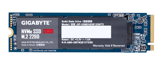 Ổ cứng SSD M2 Gigabyte 512G 2280 PCle Nvme3*4 Chính Hãng