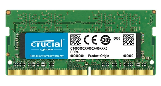 Thay Ram Laptop Crucial DDR4 16GB 2400MHz 1.2v CT8G4SFS824A