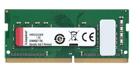 Ram Laptop Kingston 8GB DDR4 3200MHz SODIMM CL22 - KVR32S22S8/8