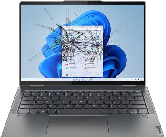 Dấu hiệu laptop Lenovo Yoga hư màn hình