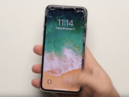 iPhone X bị vỡ màn hình iPhone X bị vỡ màn hình