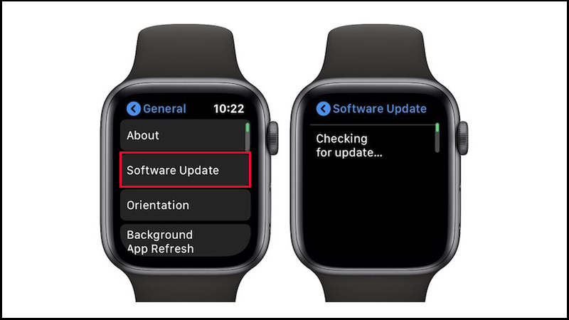 cập nhật phần mềm apple watch