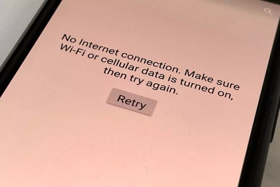 CH Play bị lỗi không có kết nối Internet