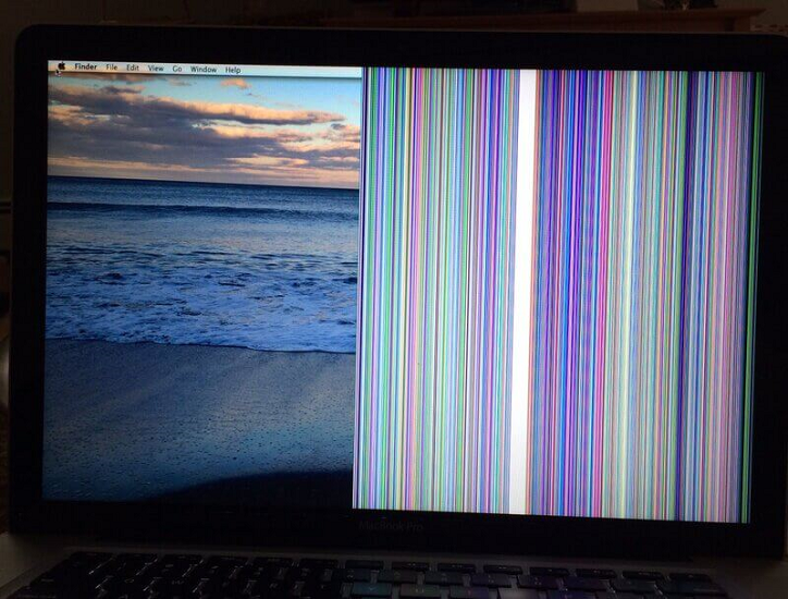 màn hình MacBook Pro 2016 bị hư