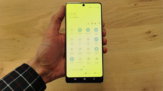 màn hình Samsung A54 bị ố