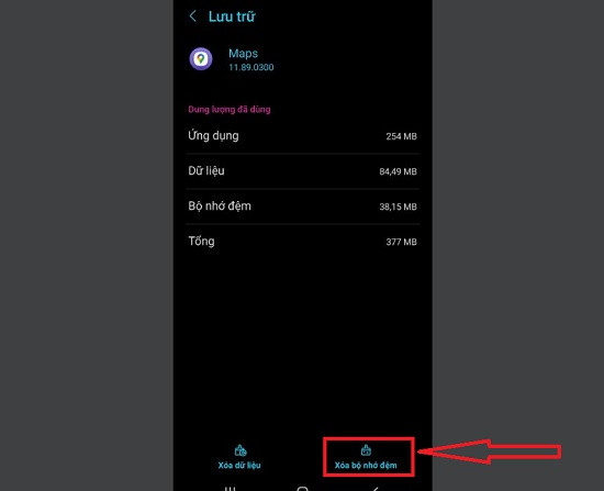 Xóa bộ nhớ đệm Google Maps Xóa bộ nhớ đệm Google Maps