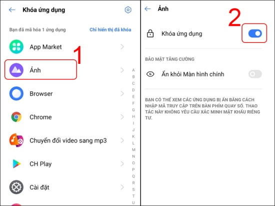 Cách cài đặt mật khẩu cho Messenger trên Realme Cách cài đặt mật khẩu cho Messenger trên Realme