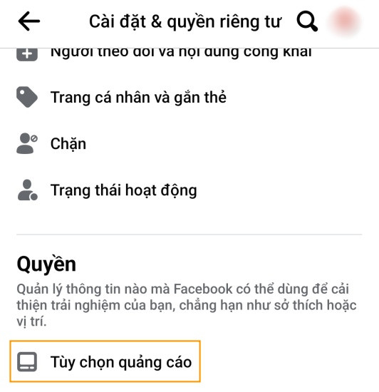 Cách chặn quảng cáo được tài trợ trên Facebook Buóc 1 Cách chặn quảng cáo được tài trợ trên Facebook Buóc 1