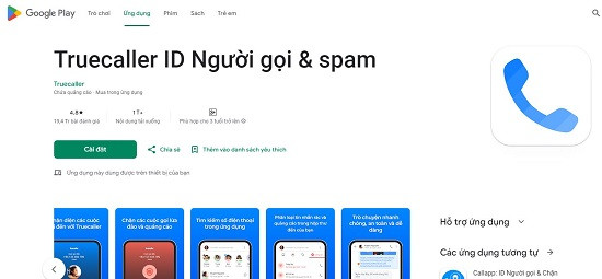 Truecaller ID Người gọi & spam