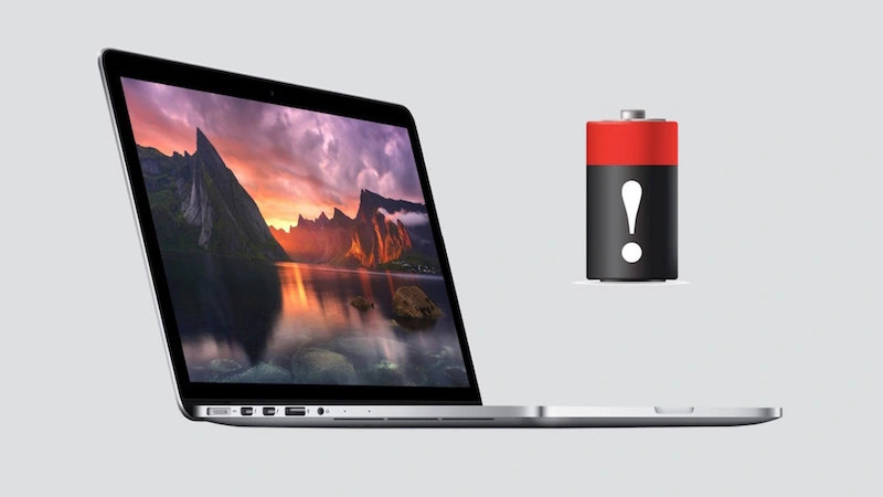 pin MacBook Pro 2019 bị hư