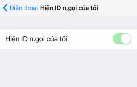 Ẩn ID bước 2