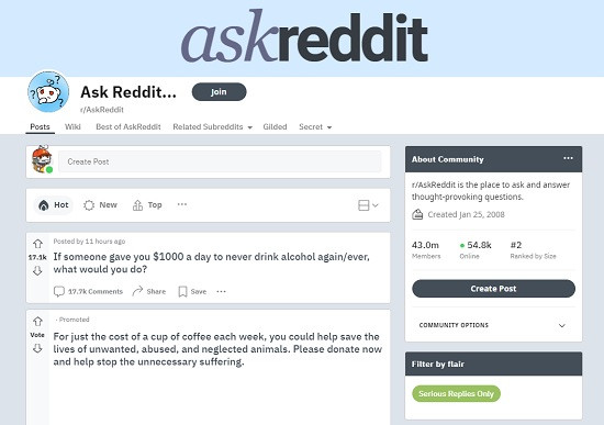 Ask Reddit