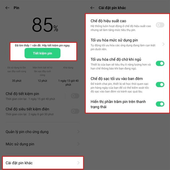 cách bật chế độ sạc tối ưu vào ban đêm Oppo cách bật chế độ sạc tối ưu vào ban đêm Oppo