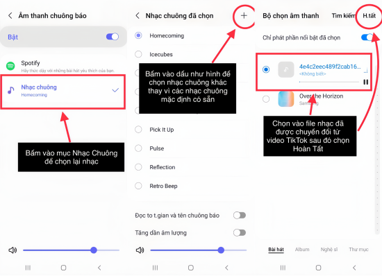 cách cài nhạc chuông báo thức cho Samsung từ TikTok Sound cách cài nhạc chuông báo thức cho Samsung từ TikTok Sound