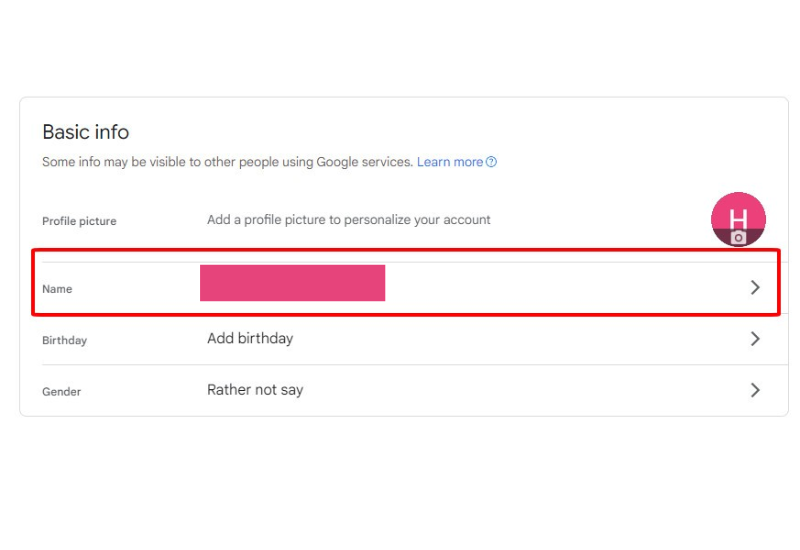Cách đổi tên Google Meet trên máy tính bước 5 Cách đổi tên Google Meet trên máy tính bước 5