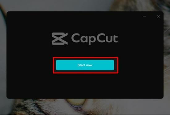 Cách sử dụng CapCut trên máy tính bước 1