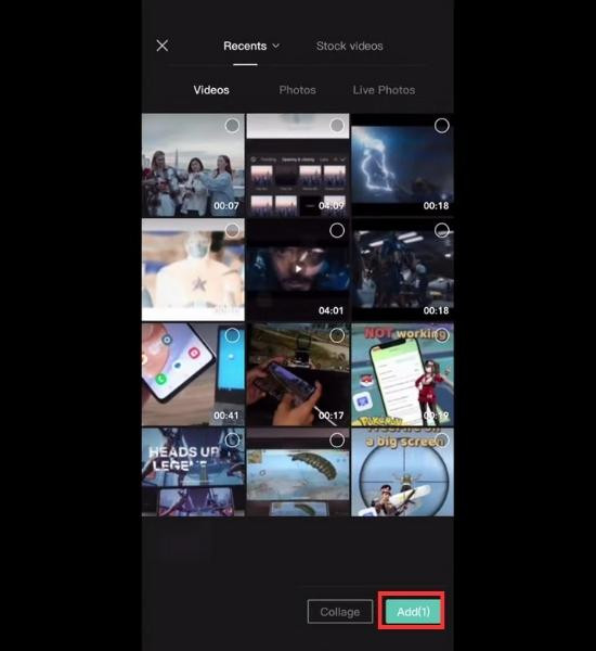 Cách xóa chữ trên video trên điện thoại bằng CapCut bước 3 Cách xóa chữ trên video trên điện thoại bằng CapCut bước 3