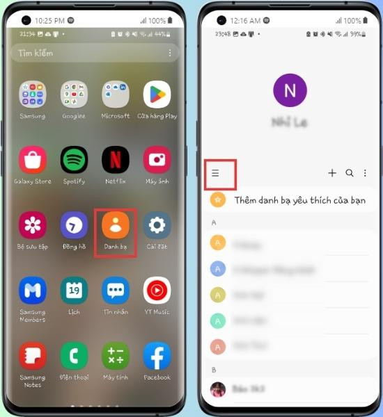 Đồng bộ danh bạ với Google Đồng bộ danh bạ với Google