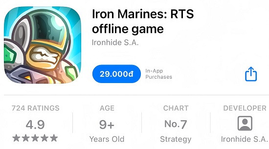 Iron Marines RTS offline game