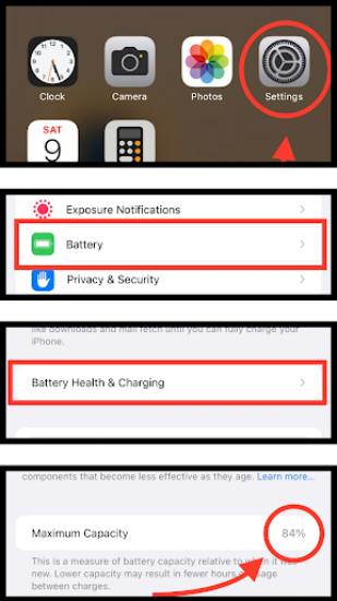 Kiểm tra tình trạng pin bằng Battery Health