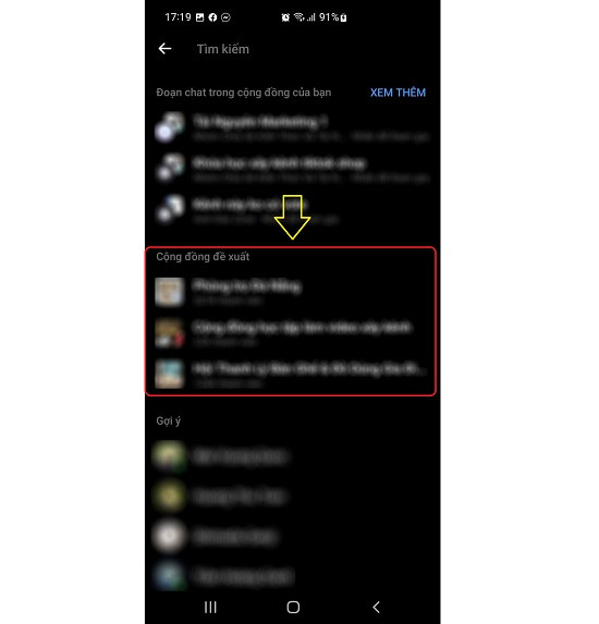 Mục đích của đề xuất cộng đồng trên Messenger Mục đích của đề xuất cộng đồng trên Messenger