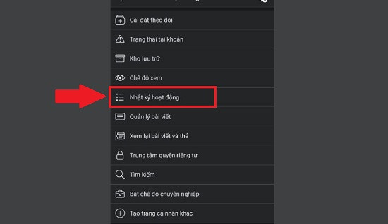 Nhật ký hoạt động Nhật ký hoạt động