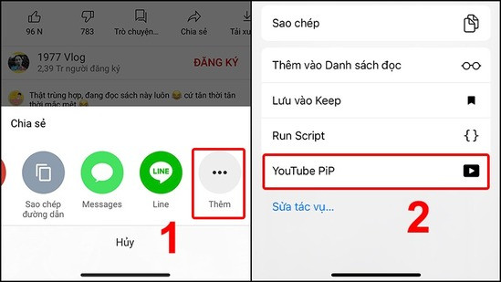 Phím tắt bước 5 Phím tắt bước 5
