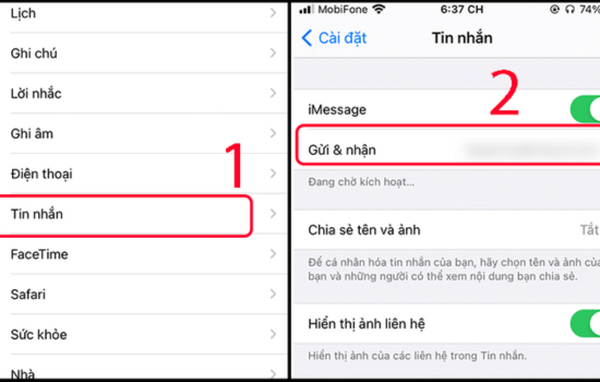 Tắt tính năng gửi dưới dạng SMS Tắt tính năng gửi dưới dạng SMS