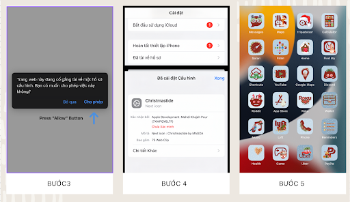 Ứng dụng Next icon bước 5 Ứng dụng Next icon bước 5