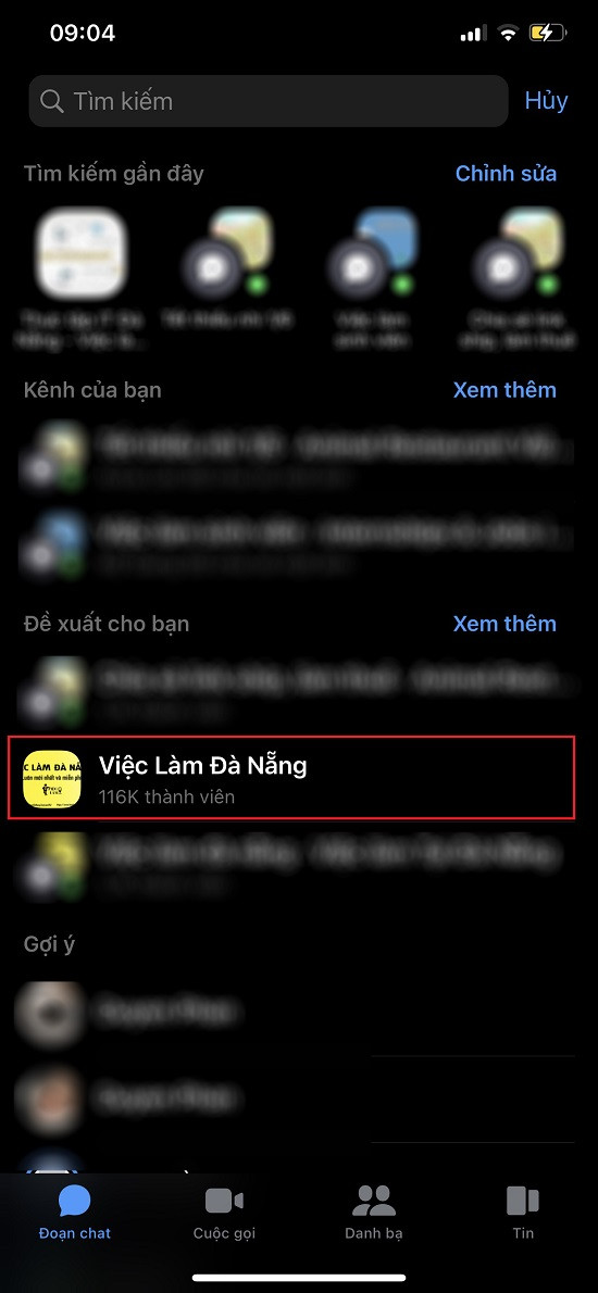 Xóa cộng đồng đề xuất trên Messenger cách 1 bước 1 Xóa cộng đồng đề xuất trên Messenger cách 1 bước 1