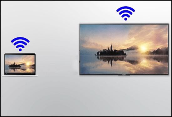 Cách kết nối laptop với tivi Sony qua Wifi bước 1 Cách kết nối laptop với tivi Sony qua Wifi bước 1