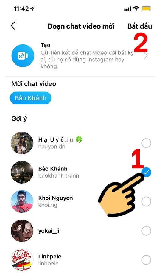 Lợi ích của việc video call trên Messenger có filter Instagram bước 3