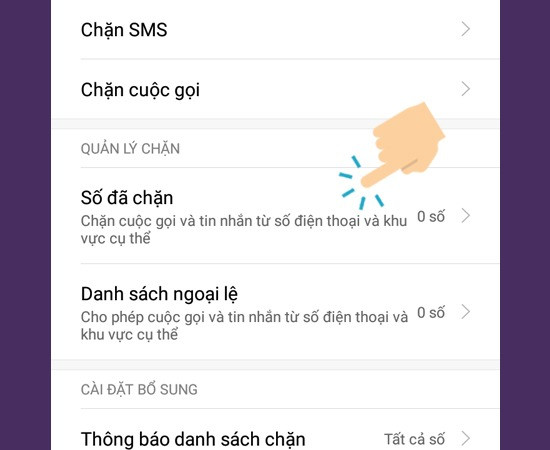 Cách chặn cuộc gọi ngoài danh bạ trên điện thoại Xiaomi Cách chặn cuộc gọi ngoài danh bạ trên điện thoại Xiaomi