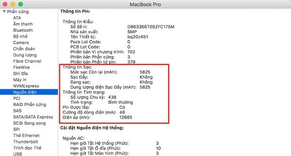 Cách kiểm tra số lần sạc pin Macbook đơn giản Cách kiểm tra số lần sạc pin Macbook đơn giản