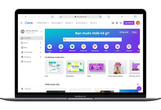 Cách làm video trên Canva bằng máy tính bước 1 Cách làm video trên Canva bằng máy tính bước 1