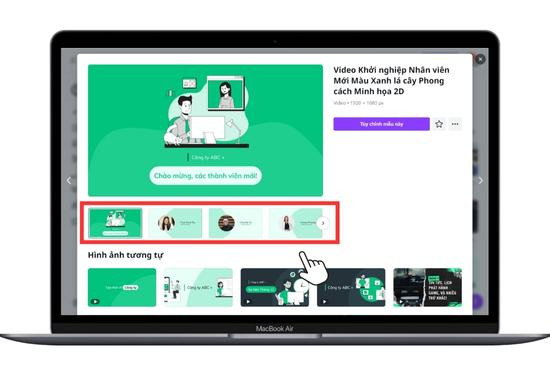 Cách làm video trên Canva bằng máy tính bước 6.1 Cách làm video trên Canva bằng máy tính bước 6.1