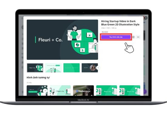 Cách làm video trên Canva bằng máy tính bước 7 Cách làm video trên Canva bằng máy tính bước 7