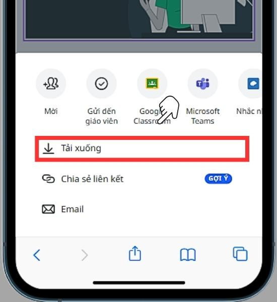 Cách làm video trên Canva bằng điện thoại bước 6.2 Cách làm video trên Canva bằng điện thoại bước 6.2