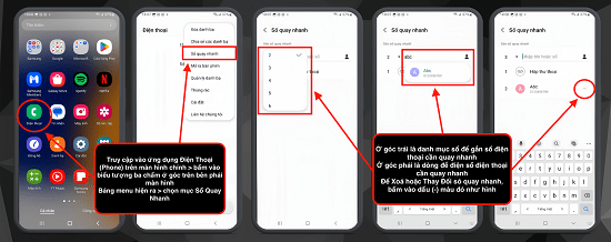 Cách quay số nhanh trên điện thoại Samsung Cách quay số nhanh trên điện thoại Samsung