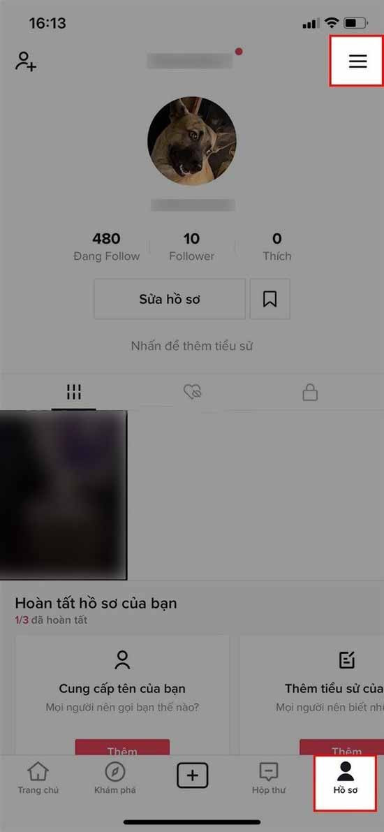 Cách tìm nick Facebook qua TikTok bước 1 Cách tìm nick Facebook qua TikTok bước 1