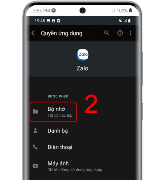 Cấp quyền truy cập ảnh vào ứng dụng Zalo trên Android Cấp quyền truy cập ảnh vào ứng dụng Zalo trên Android