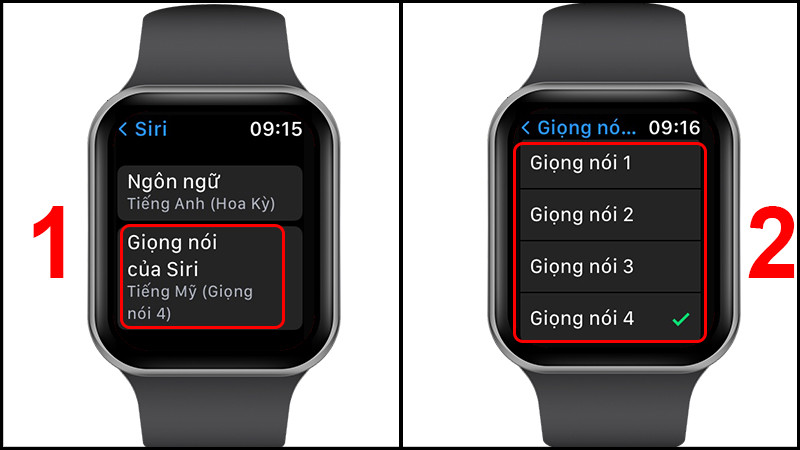 Chắc chắn giọng nói Siri đã được tải xuống apple watch Chắc chắn giọng nói Siri đã được tải xuống apple watch