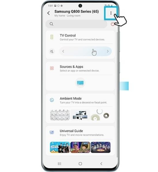 Cách kết nối điện thoại Samsung với tivi Samsung bằng ứng dụng SmartThings bước 2 Cách kết nối điện thoại Samsung với tivi Samsung bằng ứng dụng SmartThings bước 2