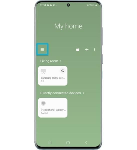 Cách kết nối điện thoại Samsung với tivi Samsung qua tính năng nhấn để phản chiếu (Tap View) bước 1 Cách kết nối điện thoại Samsung với tivi Samsung qua tính năng nhấn để phản chiếu (Tap View) bước 1