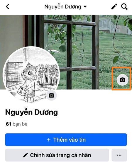 Chọn biểu tượng máy ảnh Chọn biểu tượng máy ảnh
