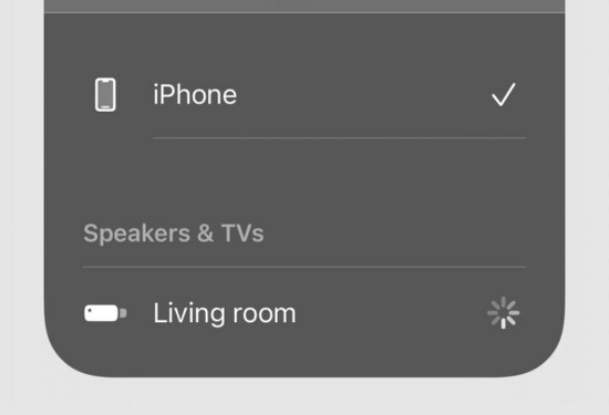 Cách kết nối điện thoại iPhone với tivi Samsung qua AirPlay bước 4 Cách kết nối điện thoại iPhone với tivi Samsung qua AirPlay bước 4